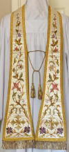 White Preaching Stole